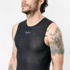 Underwear Camisilla Ciclismo Safetti Wind Nero Hombre Negra