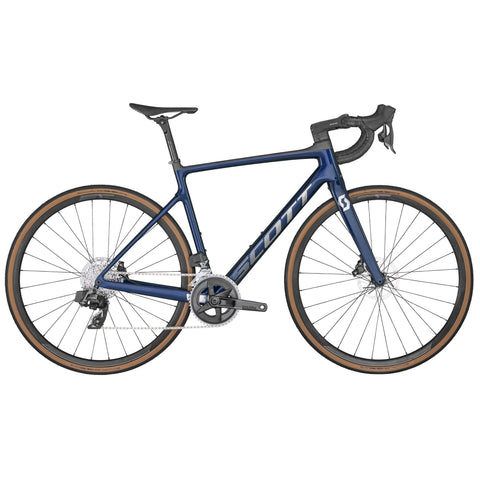 Bicicleta Ruta Scott Addict 10 /2022 Carbon 12 Vel Azul