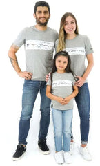 Camiseta Casual M/C Safetti Bars Niños Gris