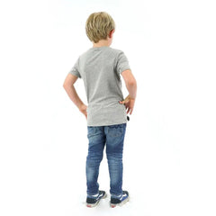 Camiseta Casual M/C Safetti Bars Niños Verde