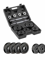 Kit De Mancuernas 23Kg Ha-8600- Abs Sportfitness Negro