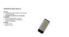 Cronómetro Para Crossfit (6 Digitos) Cftm001 Sportfitness