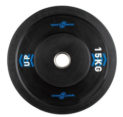 Disco Olimpico En Caucho 2Pul - Kg Sportfitness Negro