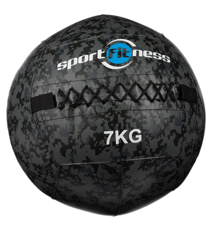 Balón Con Peso (Militar) Kg Cwb005 Sportfitness Camuflado