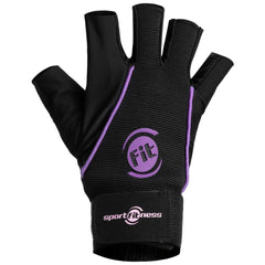Guantes Jerk Sportfitness Negro Morado