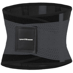 Cinturon con Doble Ajuste Sportfitnes Negro/Gris