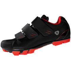 Zapatilla Ciclismo MTB GW Rooftop Negro Rojo