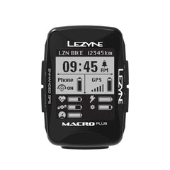 Ciclocomputador Lezyne Macro Plus Black