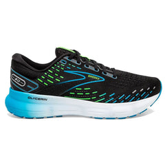 Tenis Brooks Glycerin 20 Hombre Negro/Azul/Verde
