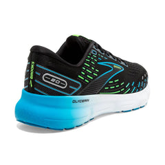 Tenis Brooks Glycerin 20 Hombre Negro/Azul/Verde