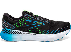 Tenis Brooks Glycerin GTS 20 Hombre Negro/Verde