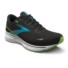 Tenis Brooks Ghost 15 Hombre Negro/Azul/Verde