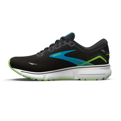 Tenis Brooks Ghost 15 Hombre Negro/Azul/Verde