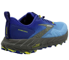 Tenis Brooks Cascadia 17 Hombre Azul/Navegar Web/Azufre