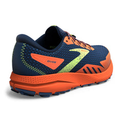 Tenis Brooks Divide 4 Hombre Azul/Naranja