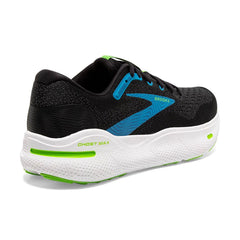 Tenis Brooks Ghost Max Hombre Negro/Azul/Verde