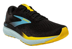Tenis Brooks Ghost 16 Hombre Negro/Azul