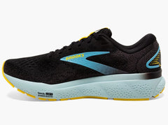 Tenis Brooks Ghost 16 Hombre Negro/Azul