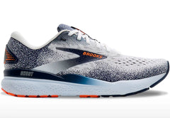 Tenis Brooks Ghost 16 Hombre Blanco/Peacoat