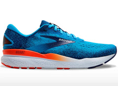 Tenis Brooks Ghost 16 Hombre Azul/Naranja