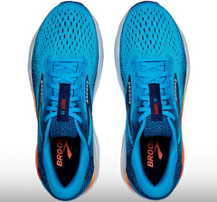 Tenis Brooks Ghost 16 Hombre Azul/Naranja