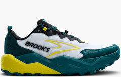 Tenis Brooks Caldera 8 Hombre Blanco/Verde