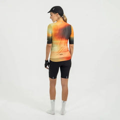 Jersey Ciclismo M/C Safetti Goldhour Mujer