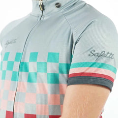 Jersey Ciclismo M/C Safetti Squares Niños/Niñas