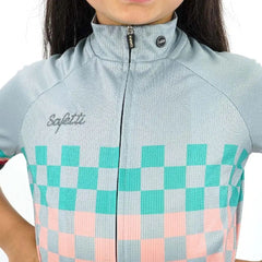 Jersey Ciclismo M/C Safetti Squares Niños/Niñas