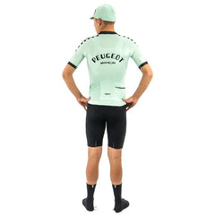 Jersey Ciclismo M/C Safetti Slim Peugeot Hombre Mint