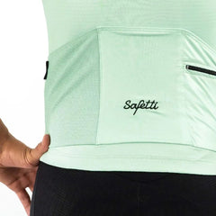 Jersey Ciclismo M/C Safetti Slim Peugeot Hombre Mint