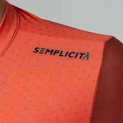 Jersey Ciclismo M/C Safetti Leggero Flame Mujer