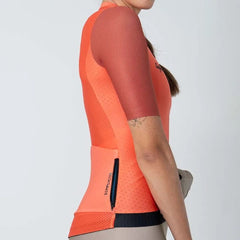 Jersey Ciclismo M/C Safetti Leggero Flame Mujer