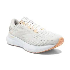 Tenis Brooks Glycerin 20 Mujer Blanco/Gris/Melocotón