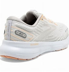 Tenis Brooks Glycerin 20 Mujer Blanco/Gris/Melocotón