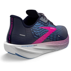 Tenis Brooks Hyperion Max Mujer Azul Marino/Rosa Brillante