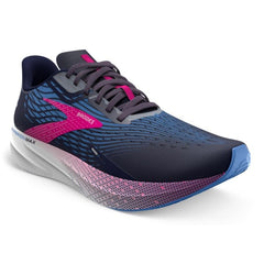 Tenis Brooks Hyperion Max Mujer Azul Marino/Rosa Brillante