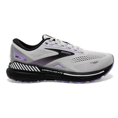 Tenis Brooks Adrenaline GTS 23 Mujer Gris/Negro/Morado