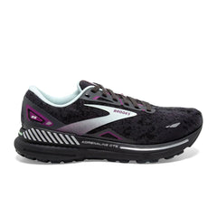 Tenis Brooks Adrenaline GTS 23 Mujer Negro/Azul Claro/Morado
