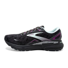 Tenis Brooks Adrenaline GTS 23 Mujer Negro/Azul Claro/Morado