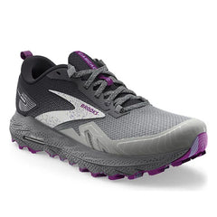 Tenis Brooks Cascadia 17 Mujer Ostra/Perla/Morado