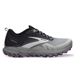 Tenis Brooks Cascadia 17 Mujer Ostra/Perla/Morado