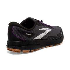 Tenis Brooks Divide 4 GTX Mujer Gris/Negro/Morado