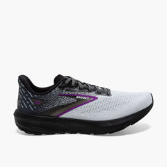 Tenis Brooks Launch 10 Mujer Negro/Blanco/Violeta