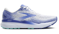Tenis Brooks Ghost 16 Mujer Blanco/Azul