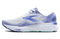 Tenis Brooks Ghost 16 Mujer Blanco/Azul