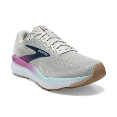 Tenis Brooks Ghost 16 Mujer Gris/Morado