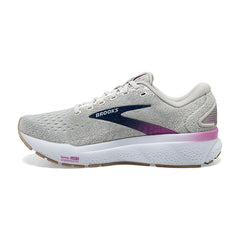 Tenis Brooks Ghost 16 Mujer Gris/Morado