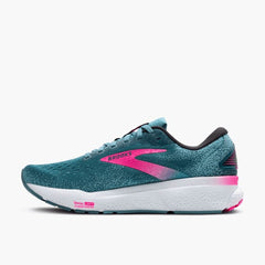 Tenis Brooks Ghost 16 Mujer Azul/Rosado