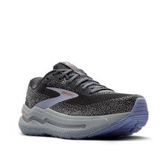 Tenis Brooks Ghost Max 2 Mujer Negro/Morado